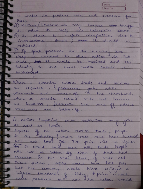 Date Page No to steal aud inoesto help ni fndssstriea stant Whin a counters aluaus trade aud becames Ce o0 tire otHuc tep ave avre better nation inups Au in Hae 0 kan wi nel be betre unmif and