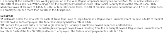 On January 8 The End Of The First Weekly Pay Period Of The Year Regis 