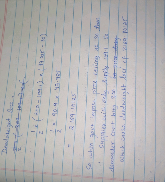 2. 2 169 16125 So when goyt impose price ceiling ap 30 tun demander cant buy 3oo hi