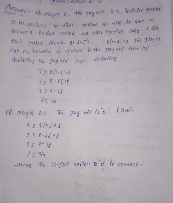 Ancasesf playes df he pe蝟od he, nogtL be able to dev?ates in-fFrst Secuve s fn thod s no incentue to deviate n the pay ott rom nof deviathay the pay ofd frem deuladtng 728-st s (B,E). 5 ( 5 2 8-81+3