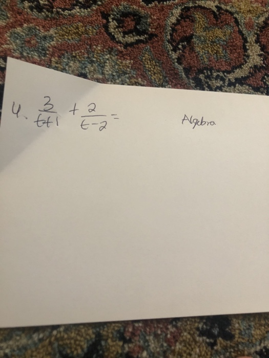 3 ta ttl e-7 Algebra