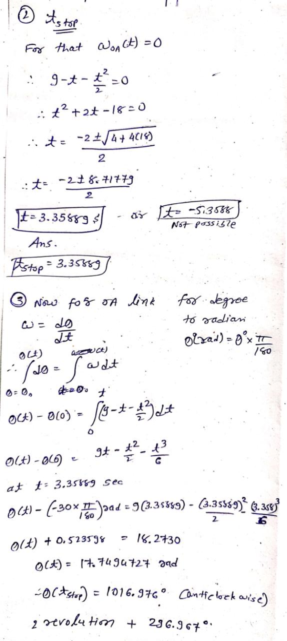For that WoAct) = 0 9-- -0 L it+2-18=0 Jiits -24/4 + 4C19) + -21 871779 2 Not possible | = 3.358895] - 08 -5.358 Ans. Pistop