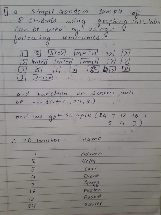 aimpt dan dom Sam ple usina bellouin SToX IMATHİ 12]--121 DI lern text and funion on cresn wll he rand int 44, 2u8) an d we aot Sample 24 7 18 16 1 2 4 3 ID num her name ldrio n BeHy Car Diane 3 7 1 6 I 8 24 Pax ton Ras hid
