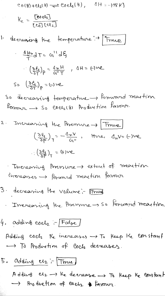 2018) +1219) = coel(9), 11 =-108 KJ ke - [evel] ted] [elz] I Troue 4 H decreasing the temperature : And T = G d& (94) p = am
