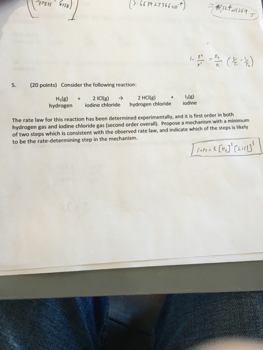 Consider the following reaction: H_2(g) hydrogen +