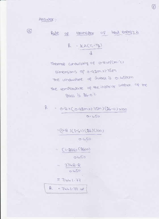 Ansues Op toans o hecdt eneg TheatrDQ Conductivit op 0.gw/Cm.O The UǐrdowPare of Mtest is c-450cm The tempebaltube op the ihteai c Subfoce oe the Goo C1-399) C3soo) 339-8 O LSO