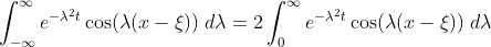 t cos(A-) dA At cos(A( )) dA 2 COs e