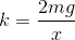 2mg k=
