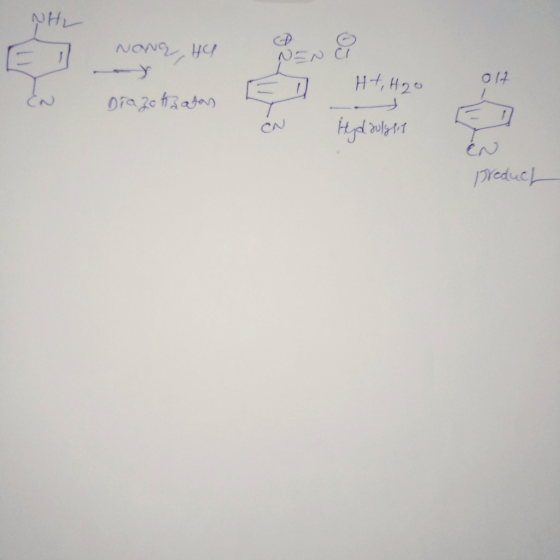 NHL El Nong, H an er = 1 H7, H2o Olt Diazotretan EN E ] N Hydrolyst product