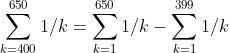 650 650 399 に400 k=1 k=1