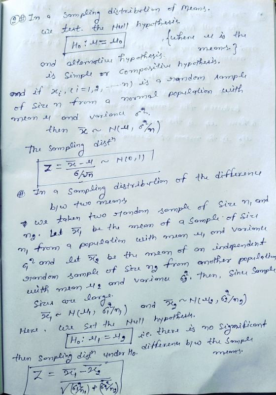 e mens. } In a sampling distribution of means. care text. the hell hypothesis Ho: 45 Mol where all is the and alternative hyp