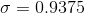O = 0.9375