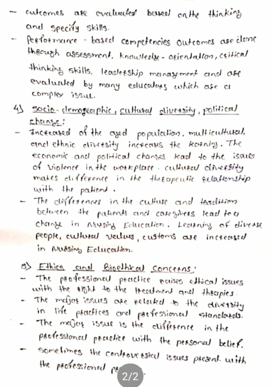 an Speciiy skil» рееイotro nce - based competencies outcomes ase clenc 4hinkih skills, le«cletship manaymn and ot evalutded b