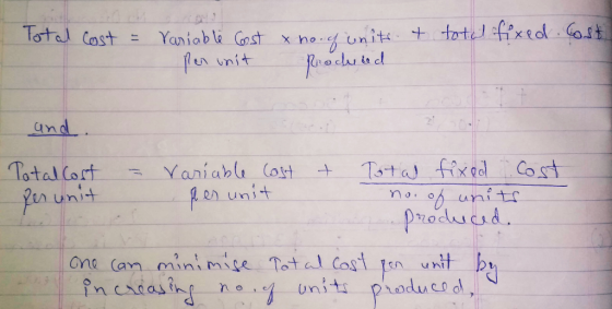 cuni a 13 C and Pen unit 2 un- mo.of un anito moducsd ane can minimise Tot al Cost isn unit b