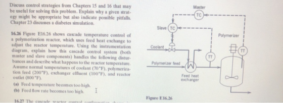 Master Discuss control strategies from Chapters 15 and 16 that may be useful for solving this problem. Explain why a given st