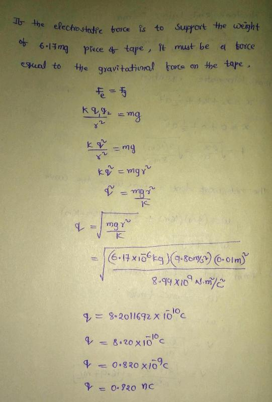 the eecho statfe barce is to Suprort the weight 6-13m, prece 4厂tare , it must be boce to the gravitathioa! bote on the tape. C. ic = |613 X106kg )(g.gorgs) (6.0lrny -10 8.20 x10 0.820 xioc