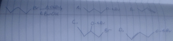 A. KOLBY tBuOH .ptBu B. C. oftBu Br .O-EBU