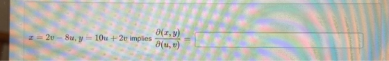 3(x, y) x=2v - Bu, y = 100 + 2v implies a(u, v)
