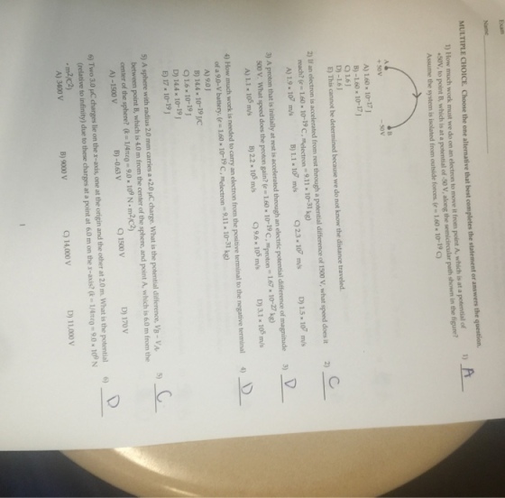 How much work must we do on an electron to move it