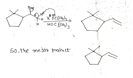 на. - Кн қос(си, , , , 7 . н нос (сня), so, the major product ...