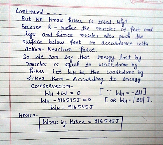 - lost by Continued But we know hikes is_dided. Why? Because R - pushes the muscles of feet and legs and hence muscles also p