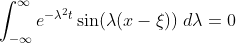 t sin((r - ) dA 0 e