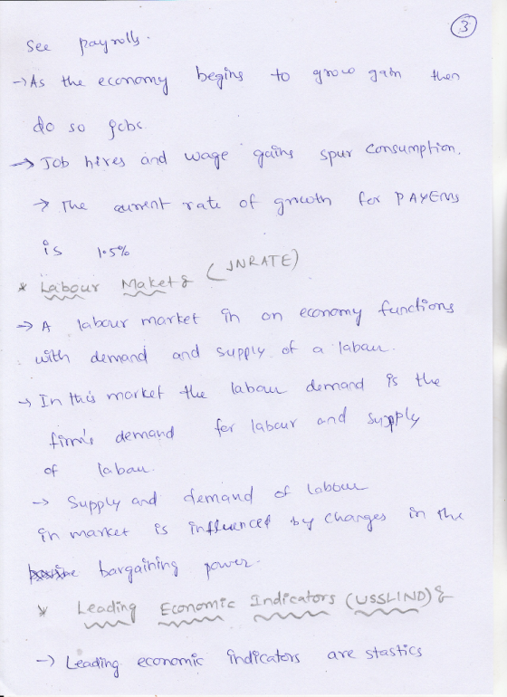 Sea Pa -As the ecamom en O So eb · ogeブcang Spur Consumption )-5% JNRATE heibou Maket → A ta bour market th on economy frchons cth om USth demand and Supply of a labaun →Intu market -Hue laban demand 8 tle fi demand of a bau Supply and mand Lobb Leacin Lecding ecanomic indfcatorys are stastics