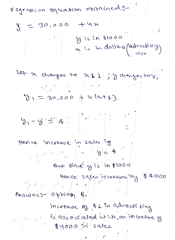 is ir 3looo let a ナ at l hengeato a I. Hence \ncresse in salco i^ 4