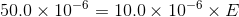 50.0 × 10-o-10.0 × 10-0 × E