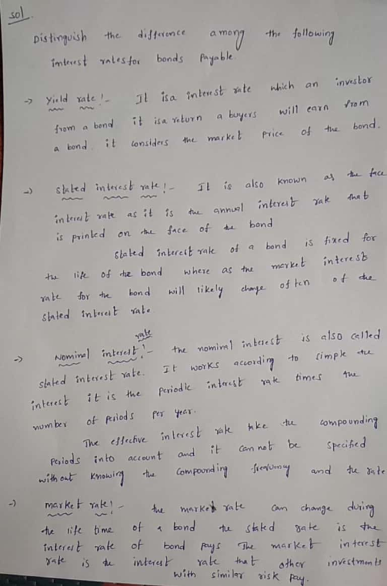 So pistiopuish thetene a mer h folbowin a mon the following -yild rate -JI İsa inler, state nhich an investor from a bendi ia mturn a boyrs wil earn ronm a bond it lonsides the markit Priceof thue band stled interest rak stated intercibYak。f a bond is fixed for mevkt intere sb of ton t de tu ik o he bond where as t m DY shled inbnat val Le Nominal inhrathemomiml in berest is lso aed slated interest ate. t woYKs aciordi to impk tu intrest 1t is the Periodic inst a k times u mom ber of Riods fr ear The sechve intrest ak hke com poundin Psiods into acnt an m nat be speiked te ime bond tu skkd ateis te in trest with simil aisk pau