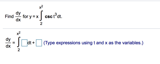 negara yol ada Find for y = X be expressions using t and x as the variables.)
