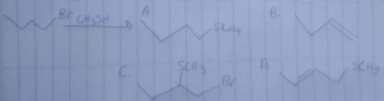A BC CH₃SH B. SCH D SCHZ C. SCH Br