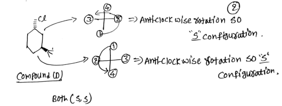 - -) Anti-clockwise rotation 50 “S configuration come off H3>) Anti-clockwise rotation so 3 anderer si o futation to Compo