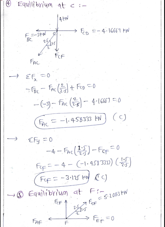 C ) Equilibrium at c :- FCD-4-16667ド Bc 2 FCF FAC 4-)-For 4-(1433) Cf 2.3 Equlibyium at 1053M