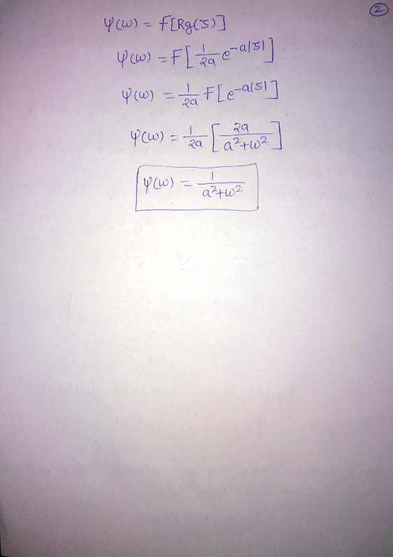 पळ) - FR(S)] vtuo) =F[ca/s]] ५(0) = Fe-(5)] 4(w) 2+02 ल २१ - 3 २० । 90) +02