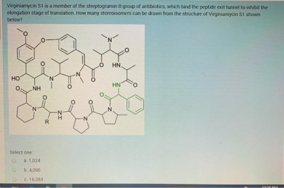 Virginiamycin Si is a member of the streptogramin B group of antibiotics, which bind the peptide exit tunnel to inhibit the e