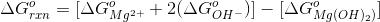 AG PIN [AGMg2+ + 2(AGOH-)] – [AGMg(OH)2)