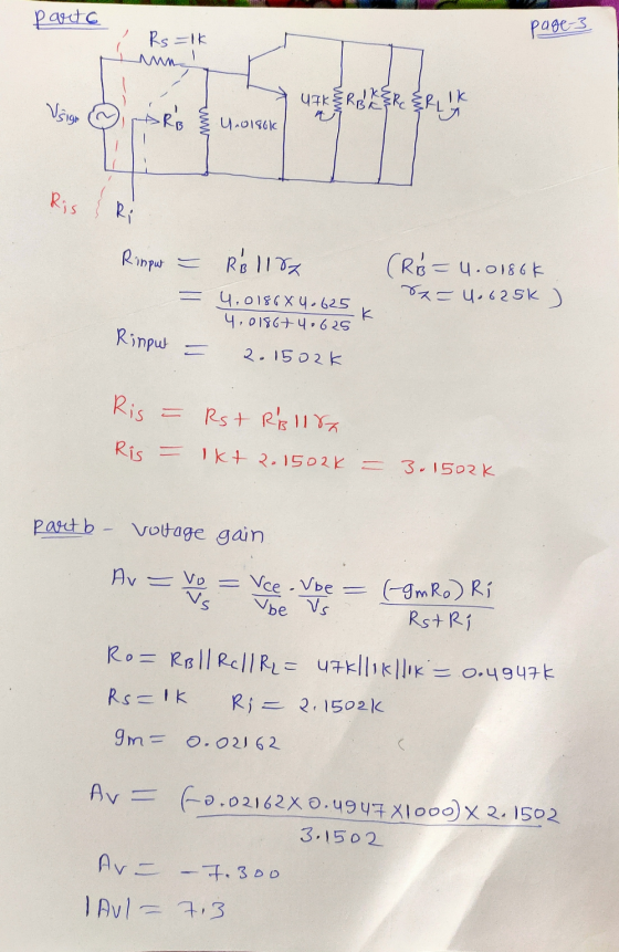 parte = Page 3 Rs=1k * UIK RPKR & R IK Vsign 4.01866 Riss Rinput = (RB=4.01864 se= 4.625k RB 1182 4.0186 X 4.625 4.0186+4.625