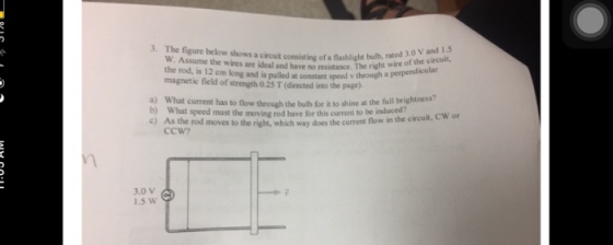 The figure below shows a circuit consisting of a f