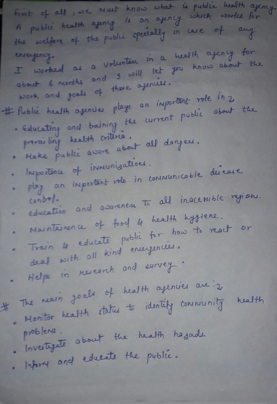 A publur health arn%1 on areng which worde fo Lt. the welton tt the Publi spetally İn care of u blu in (aue sered a a veluntin in a heal th ogeny for abad 6uenths and s oill tet you kno abut tu ues bork and jaltae opnutr IN eand bainini the urrnt publi about te ta Nake publi asare ab alj dane ploy an inportint vola in tonNuni cable dui vae educatien and qserenes to a inace kible yion Train L, educate public for how to read- or du eaue deal soith all kind The nain goals 아 ked tha te Monitor health talus七identity con, niu nit health nues are Maur Invet i abo health hasoadl. ny anol edusto the public