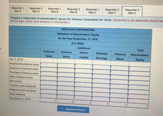 Required 2 Part A Required i Part B Required 1 Part A Required 2 Part B Required 2 Part C Required 1 Part C Required 3 Part C