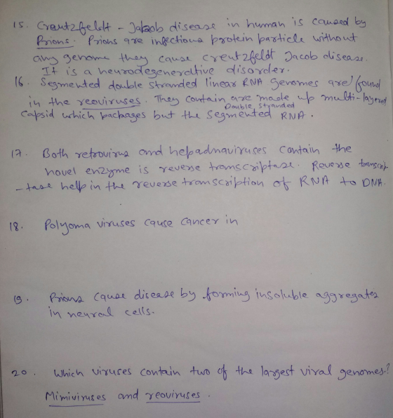 Cret2eltkzob diseass in human is coueed e IS, Cyanよ It is a heuro Sesmeted dauble stranded lineas ENA Sevsmes se found yere Qわ Double, strand ed Copesid uhich leachages but the Sesmevted RNA 1. polyoma visuses caure ance in nneure cells ,. . Which vnu res Contain two of th4 la25est viva ( genomes