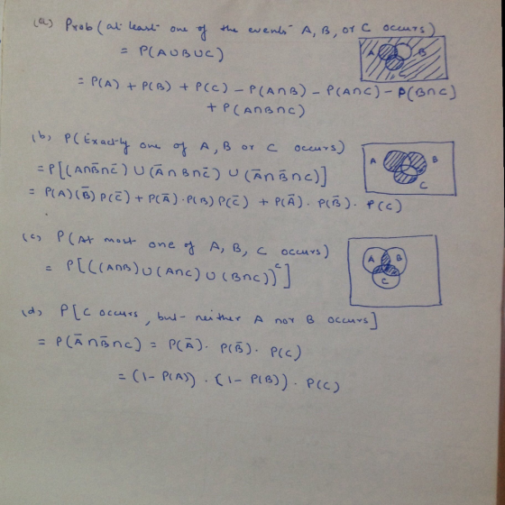 PCAUSUC) P( A) (B) PCc) + PCÃ).RA) P(E) +RA). P(6), f(c) C. d>