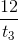 \frac{12}{t_3}