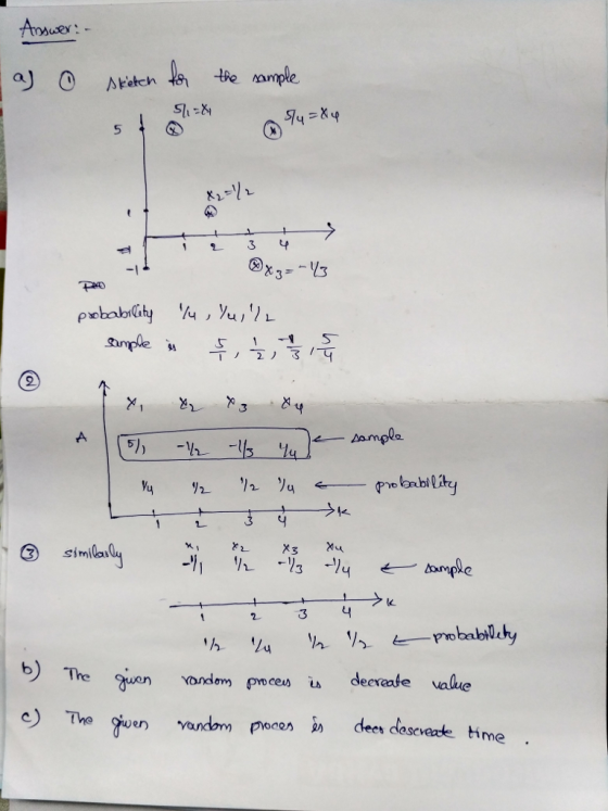 ketch し34 -1 @уз -уз ampla IC 3 b) The uen vondem preces u decreate value c) The uun vandom Pienan des cdascveate time