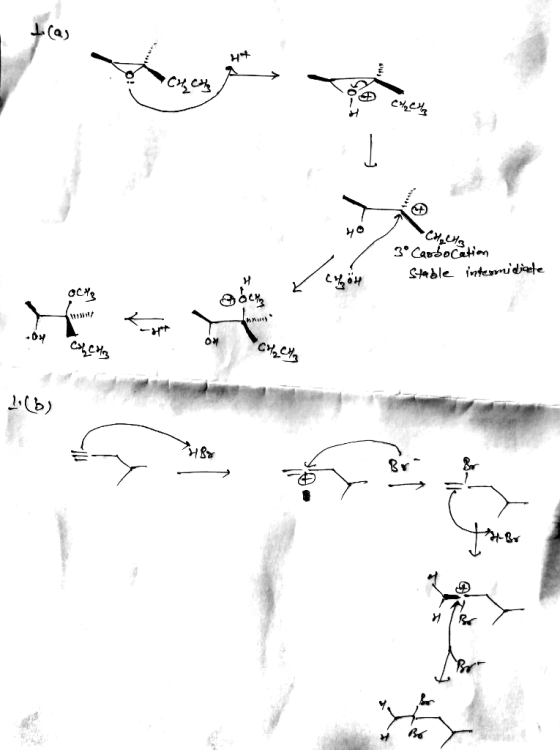 น. (9) CRC% OH CWU 3° Carbocation Stable intermidiate นวด หวว (9)