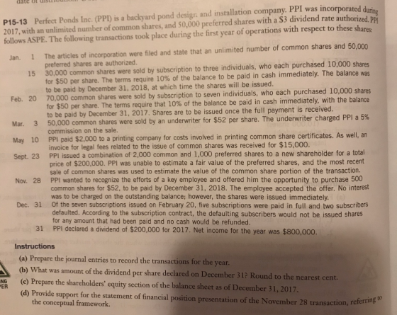 date UL UISLUULUU P15-13 Perfect Ponds Inc. (PPI) is a backyard pond design and installation company. PPI was incorporated du