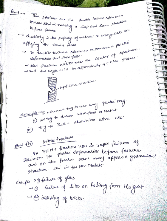 men a Thu are failure a Cup am lsia daf ormatien and hen fails le near th center of specivem apd Cone stet toteao an. Plate a aluminum lore . ete. to Peatt Specimen No plade deinmatuen befane failure luure aud faling foon Huig 사