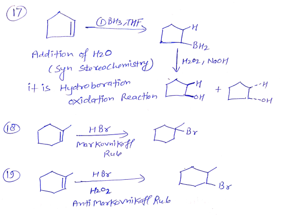17) (DBH3, THE H BH2 Addition of H2O H202, Noor (syn Stereochemistry it is Hydroboration oxidation Reaction LCL --H -OH -OH H
