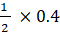 X 0.4